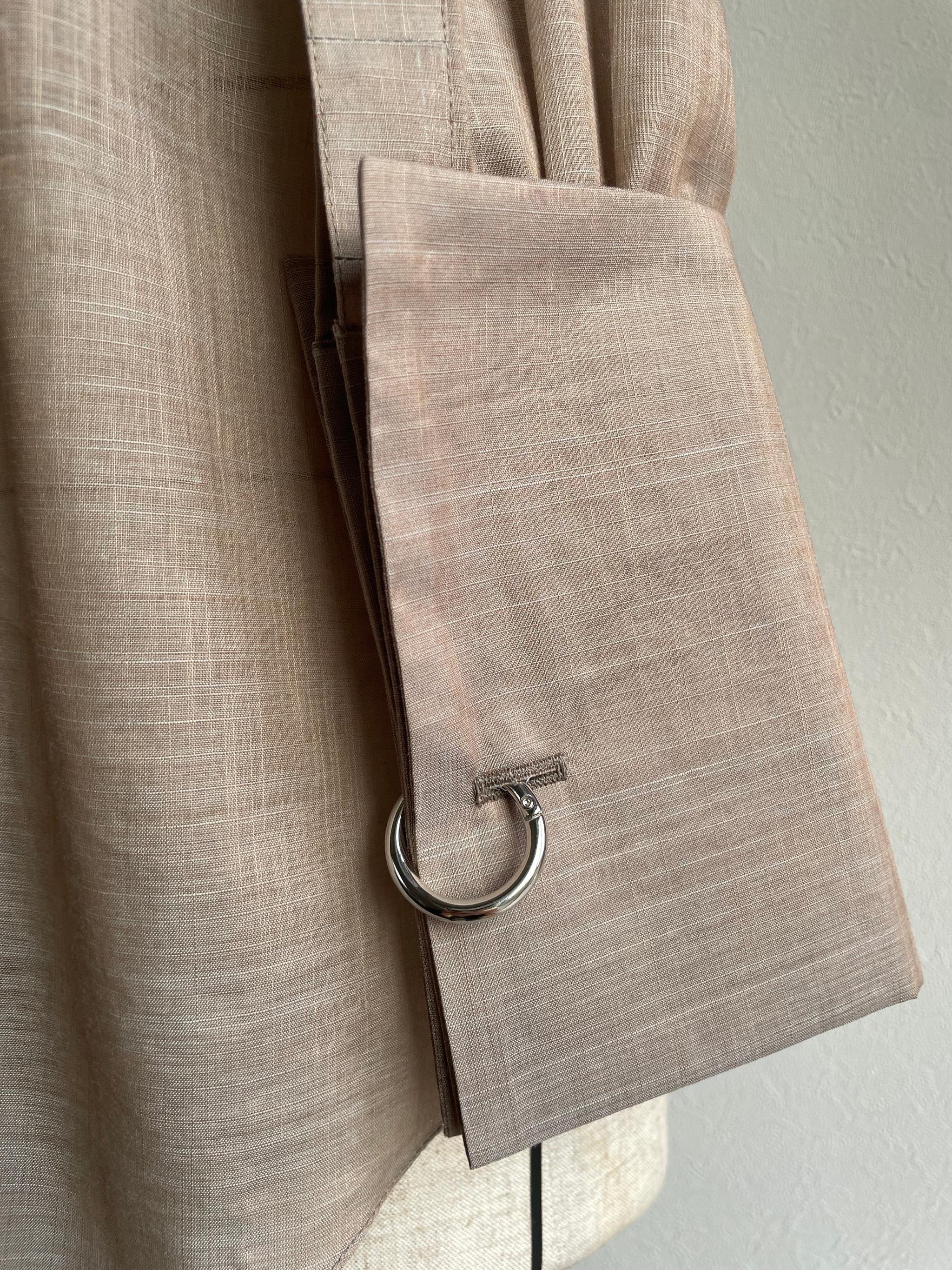 リングが際立つダブルカフスシャツ | 6枚目