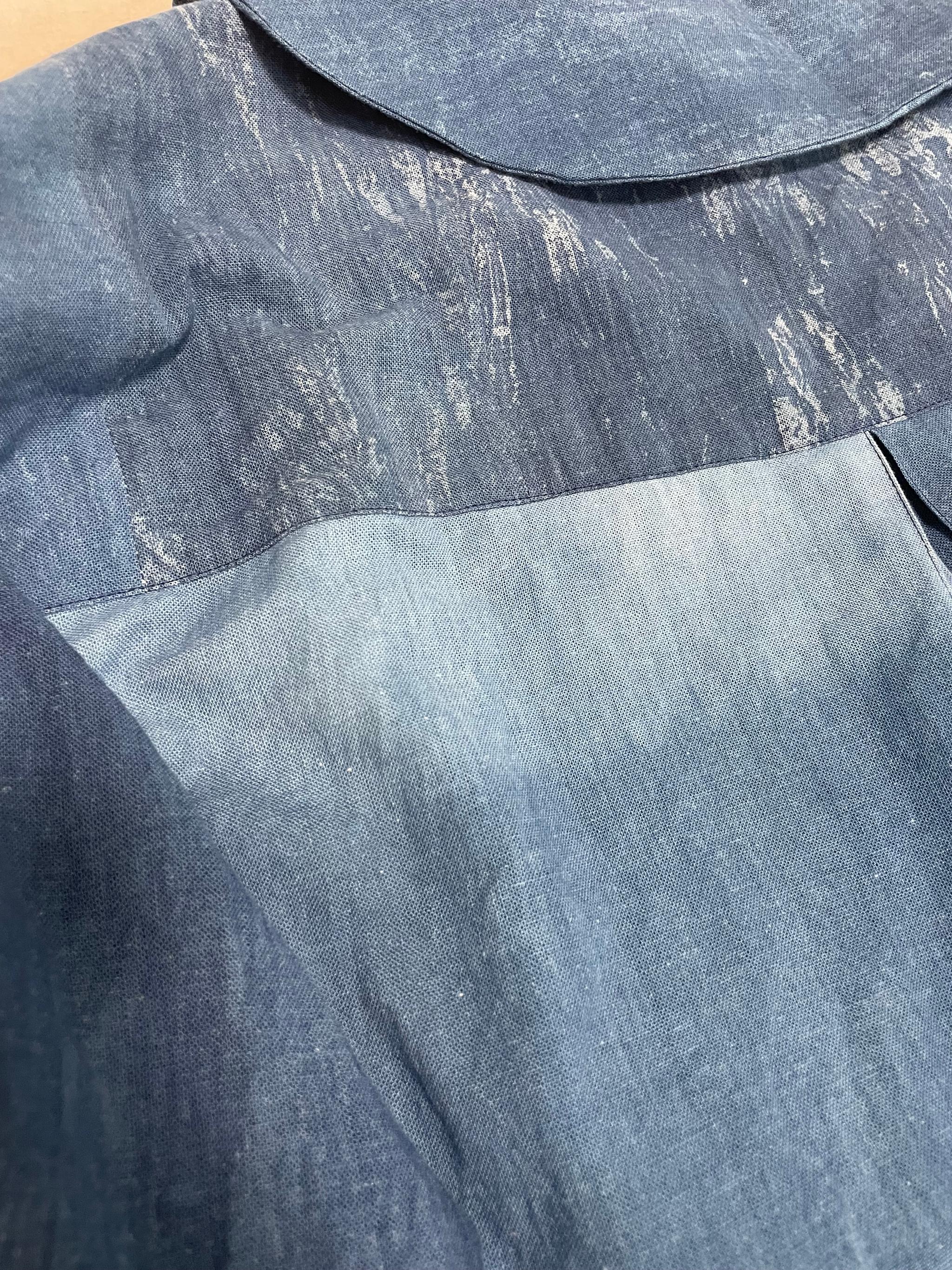 藍染のアシンメトリートップス | 10枚目